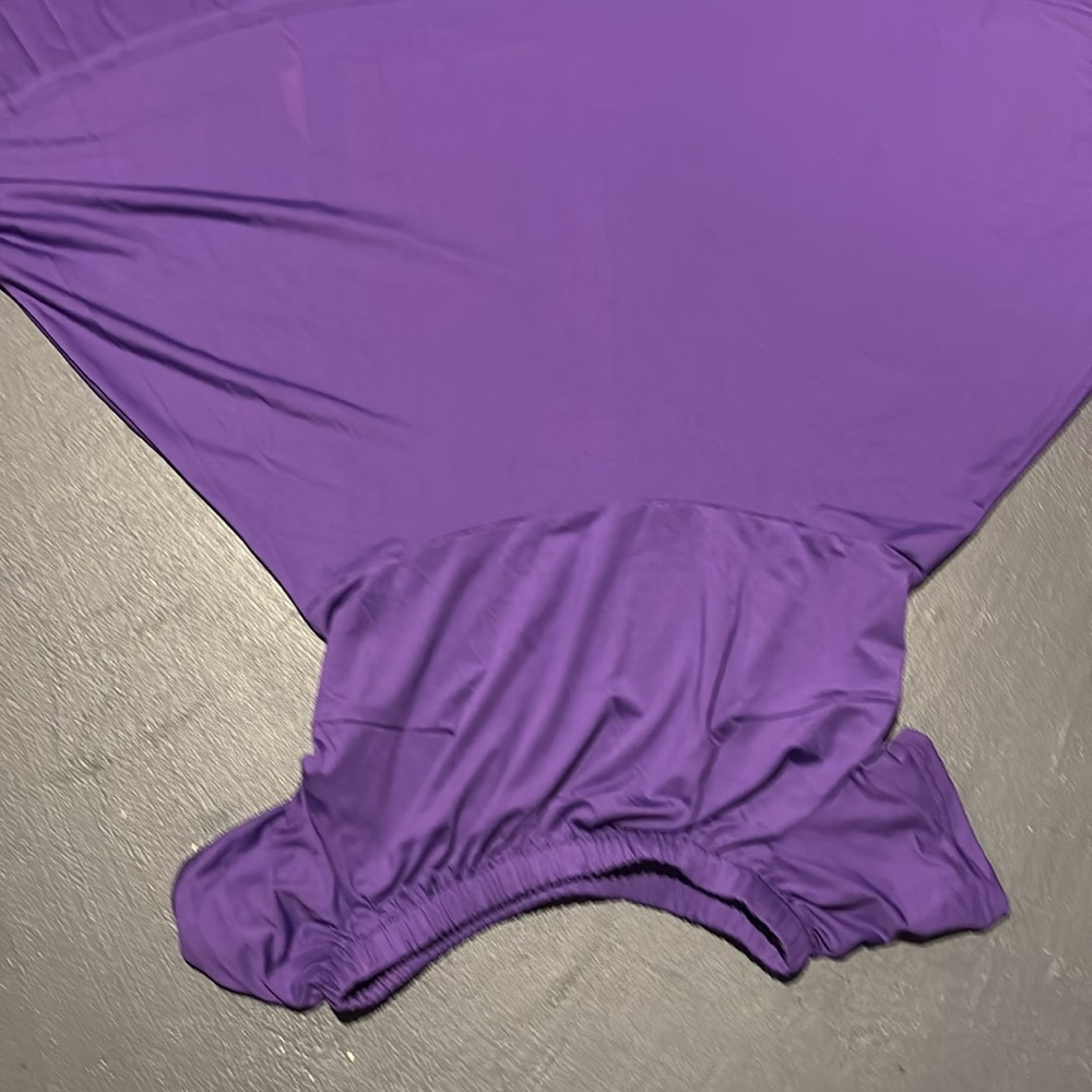 NWOT- Purple Off-Shoulder Dress - Picture 3 of 5